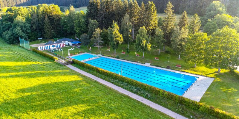 Luftaufnahme Freibad Kappel